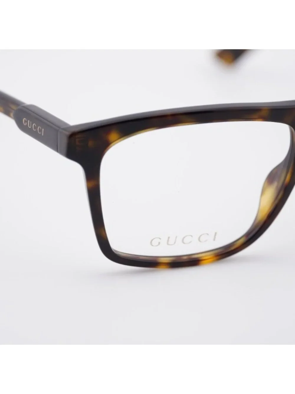 Gucci GG1820O 002 Eyeglasses Havana 55mm Square Frame